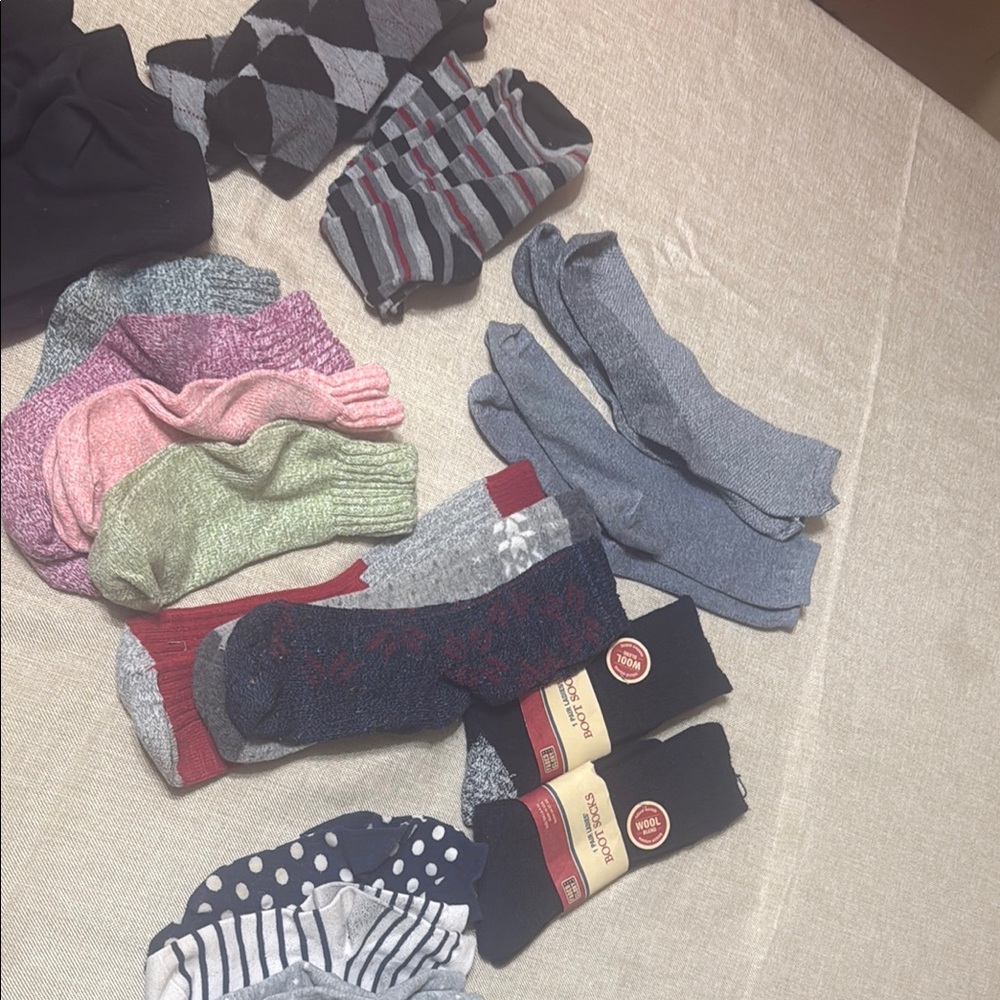 (SALE) 20 prs. Assorted Colorful women’s Socks